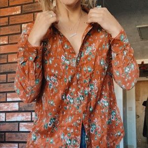 Corduroy Button Down Shirt